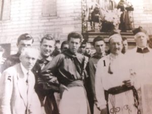 Foto 1956, alcuni Ceraioli tra cui Guido Minelli