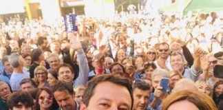 Matteo Salvini e la piazza