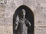 statua di Jacopone da Todi