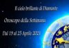 Oroscopo della prossima settimana dal 19 al 25 aprile 2021