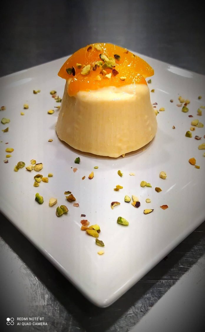 Semifreddo alle pesche